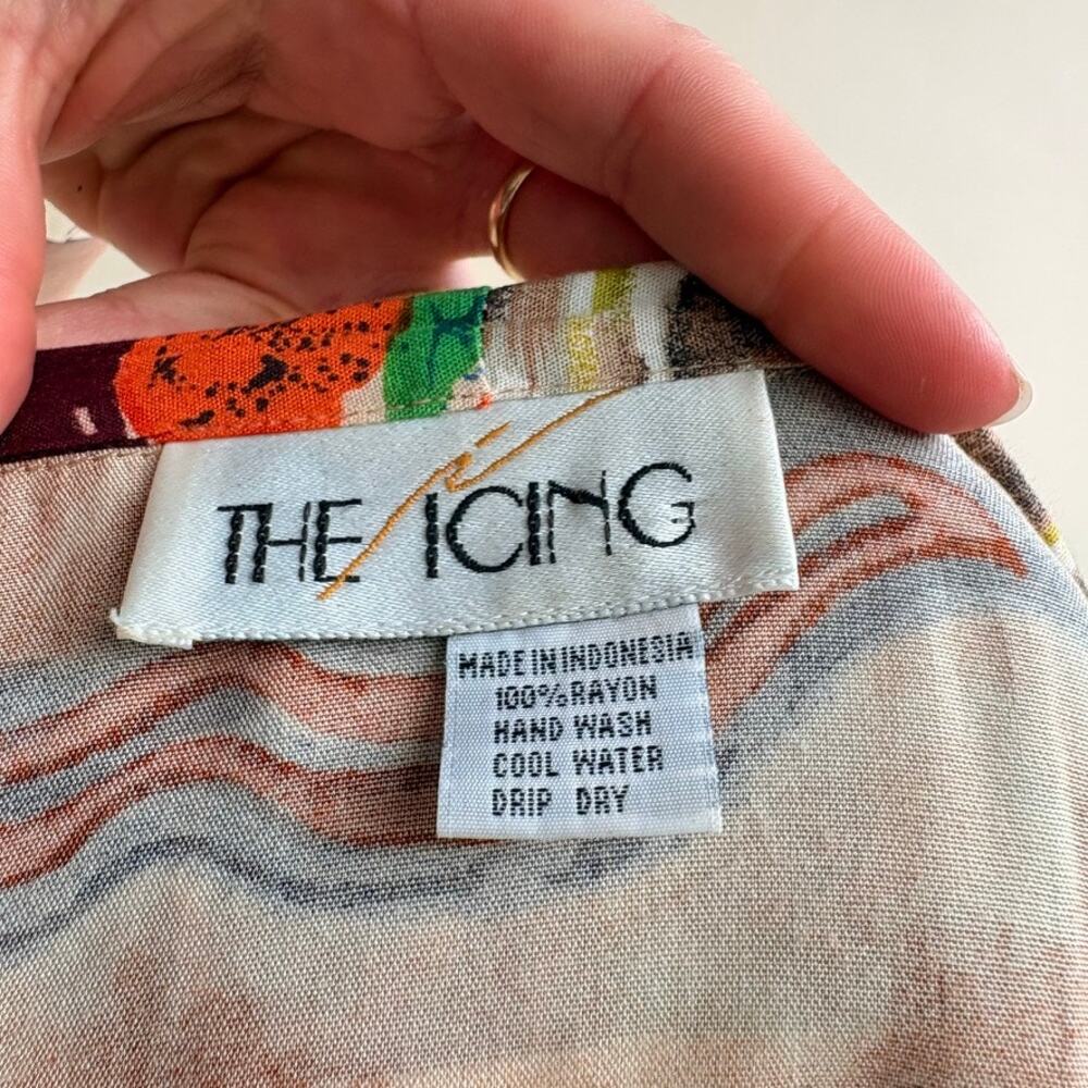 The Icing Patchwork Jacket - Tapestry, Beaded, Crop, 80s/90s, Size Small - Picture 7 of 8